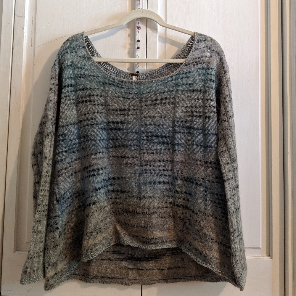 Free people multi-colored sweater.